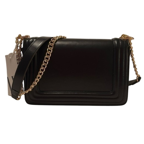 NEW Worthington Crossbody Bag Black Gold Phoebe - Picture 2 of 9